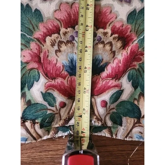 Vintage Arthur Sanderson CASCACS Linen Fabric fromKING SIZE HEAD BOARD 83 X 48